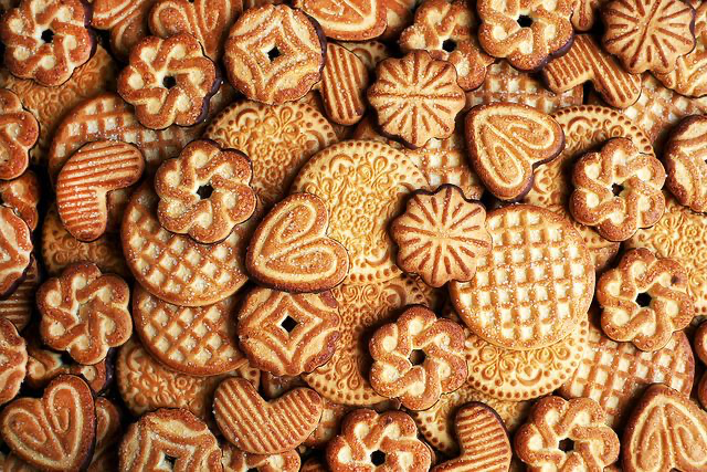 Biscuits aux formes variées