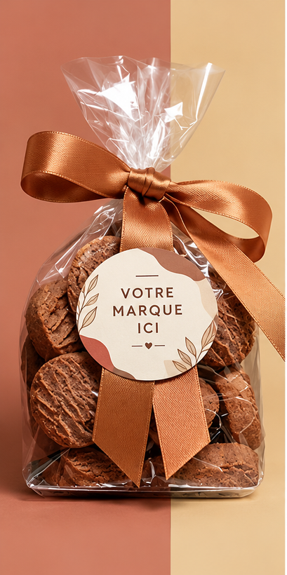 Sachet personnalisé avec ruban